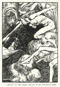 私は「すべての悪魔の不浄な休日です」と信じています 作： William Heath Robinson